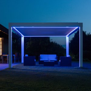 Bioklimatické pergoly LED