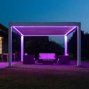 Bioklimatické pergoly LED