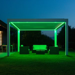 Bioklimatické pergoly LED